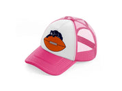 chicago bears ball-neon-pink-trucker-hat