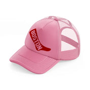 boston sock-pink-trucker-hat