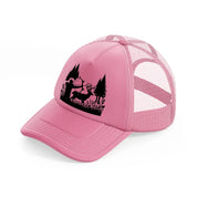 hunting arrow-pink-trucker-hat