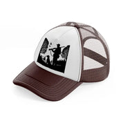 hunter & dog-brown-trucker-hat