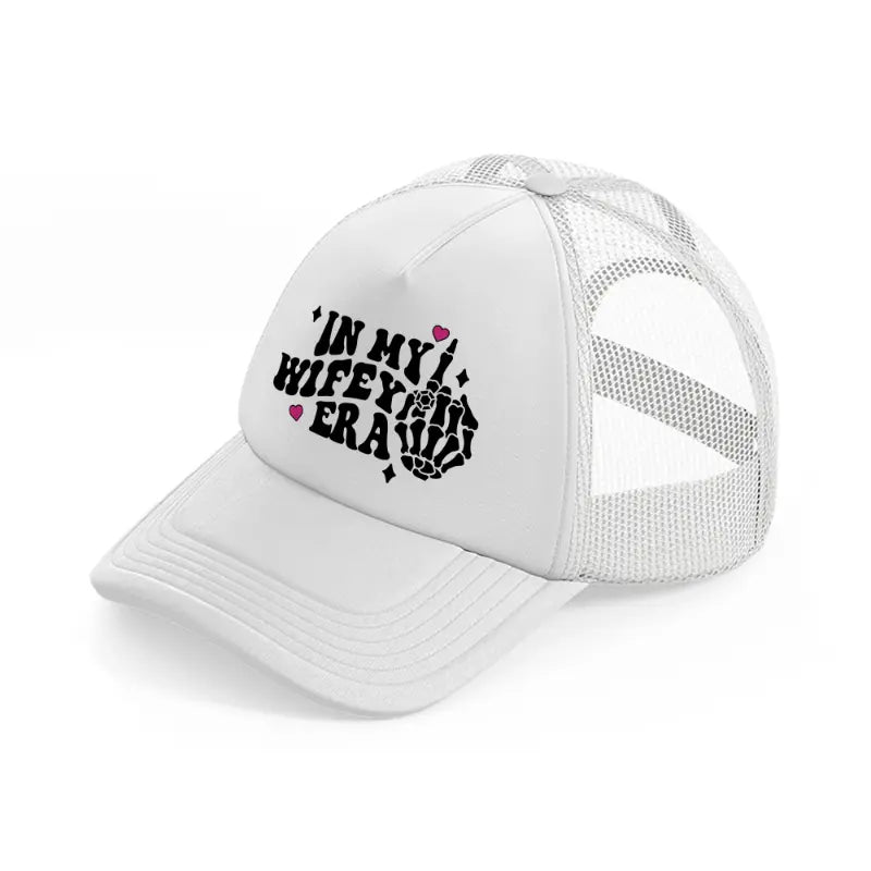 wifeyera white trucker hat