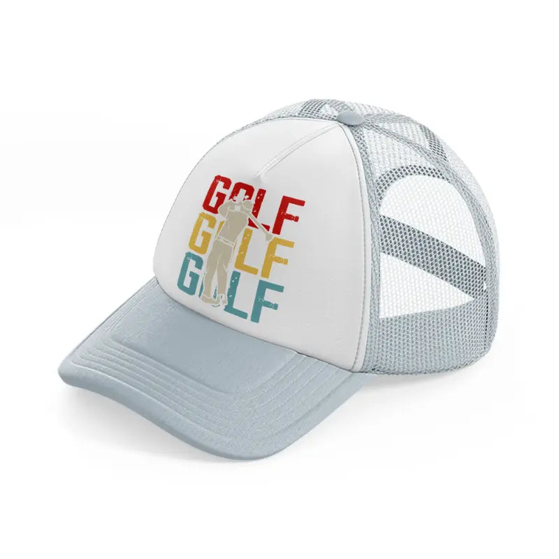 golf golf golf color-grey-trucker-hat