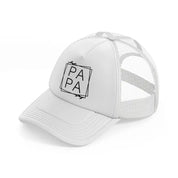 pa pa-white-trucker-hat
