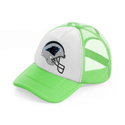 carolina panthers helmet-lime-green-trucker-hat