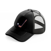 golf stick pink black trucker hat