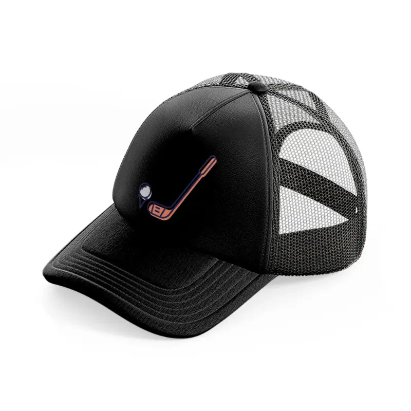 golf stick pink-black-trucker-hat