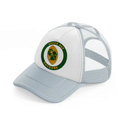 green bay packers badge-grey-trucker-hat