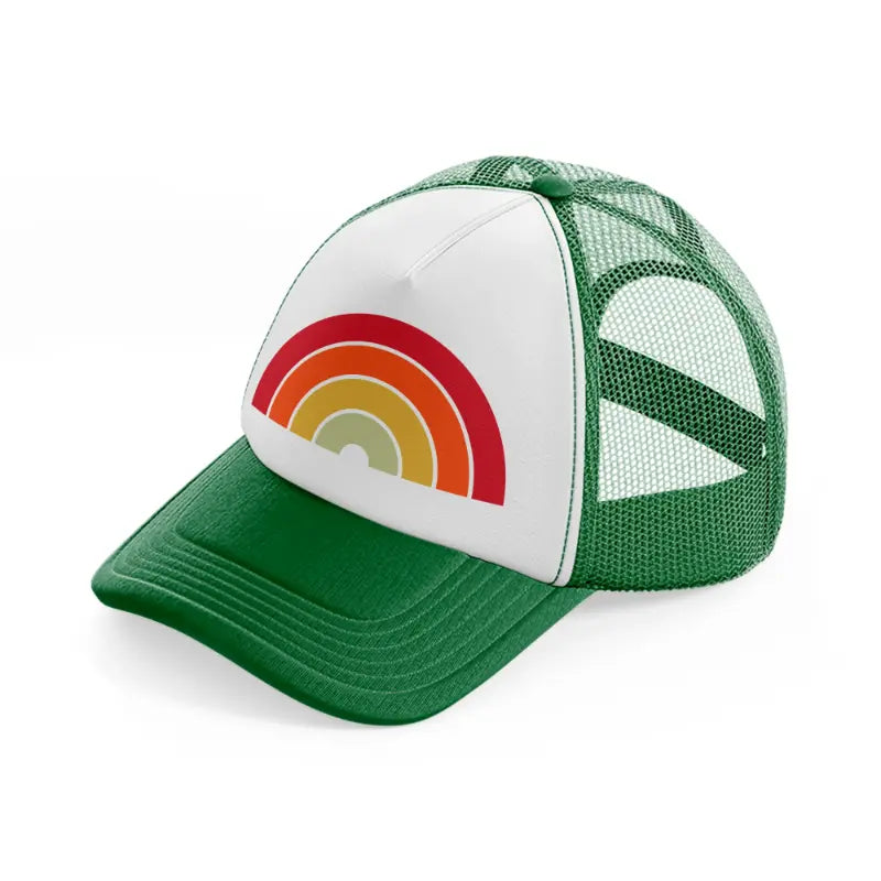 retro rain-green-and-white-trucker-hat
