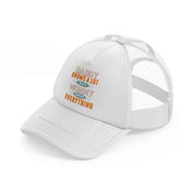 daddy knows a lot but mommy knows everything-white-trucker-hat