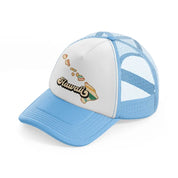 hawaii sky blue trucker hat