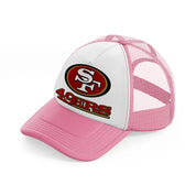 49ers-pink-and-white-trucker-hat