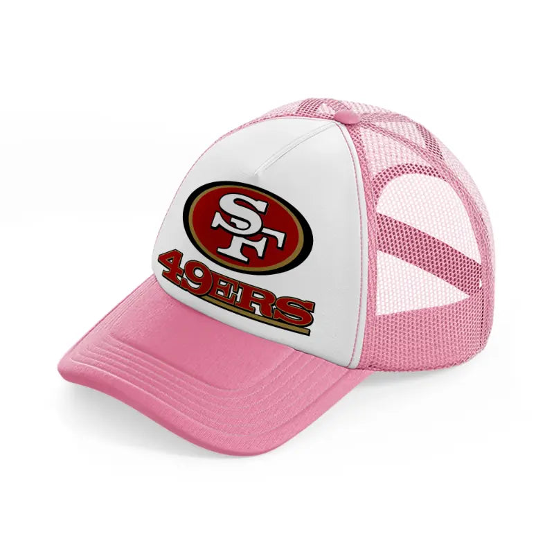 49ers-pink-and-white-trucker-hat