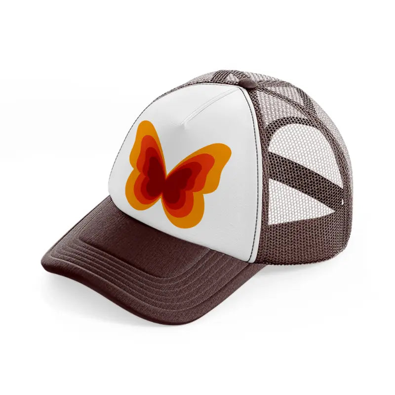 groovy 60s retro clipart transparent 35 brown trucker hat