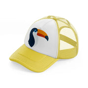 toucan-yellow-trucker-hat