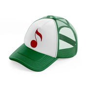 groovy elements 73 green and white trucker hat