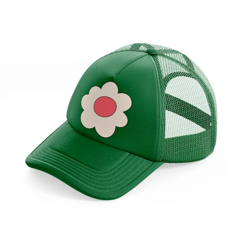 floral elements-44-green-trucker-hat