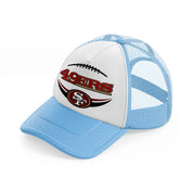 49ers sf-sky-blue-trucker-hat