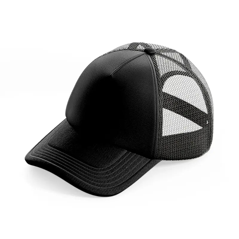 ride or die black-black-trucker-hat