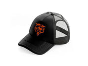 chicago bears emblem-black-trucker-hat