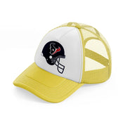 houston texans helmet-yellow-trucker-hat