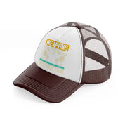 weapons of grass destruction color-brown-trucker-hat