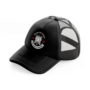 prepare for trouble and make it double-black-trucker-hat