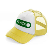 groovy 60s retro clipart transparent 25 yellow trucker hat