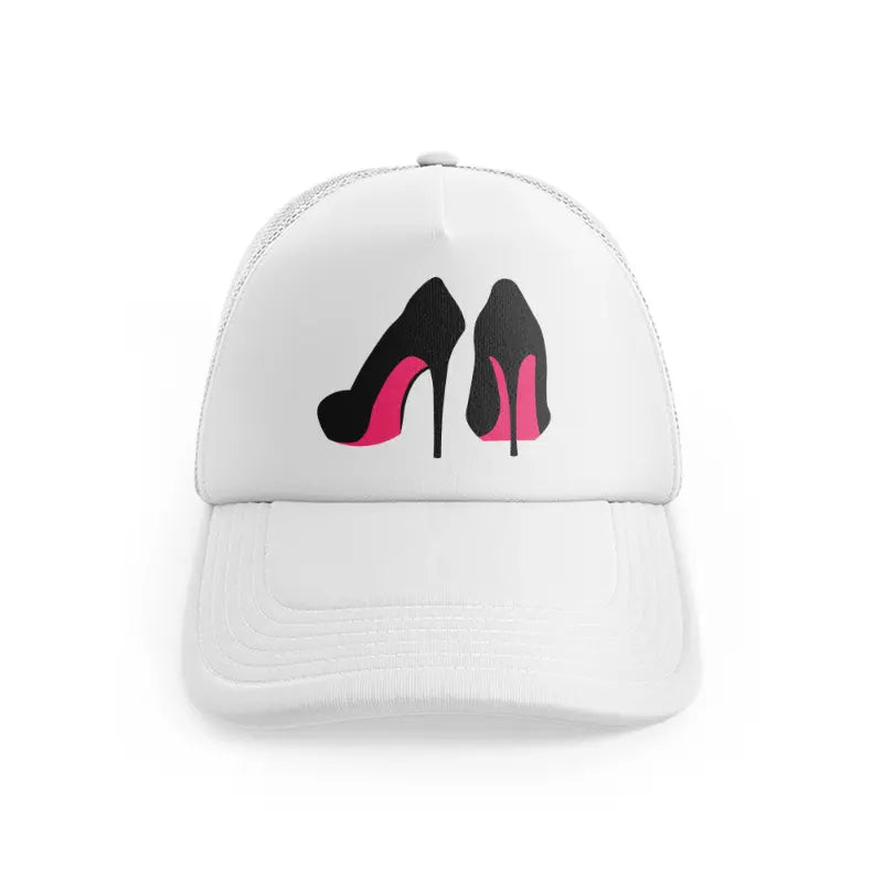 pair of stilettos-white-trucker-hat