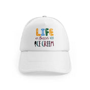 Life Is Better With Ice Creamwhitefront-view