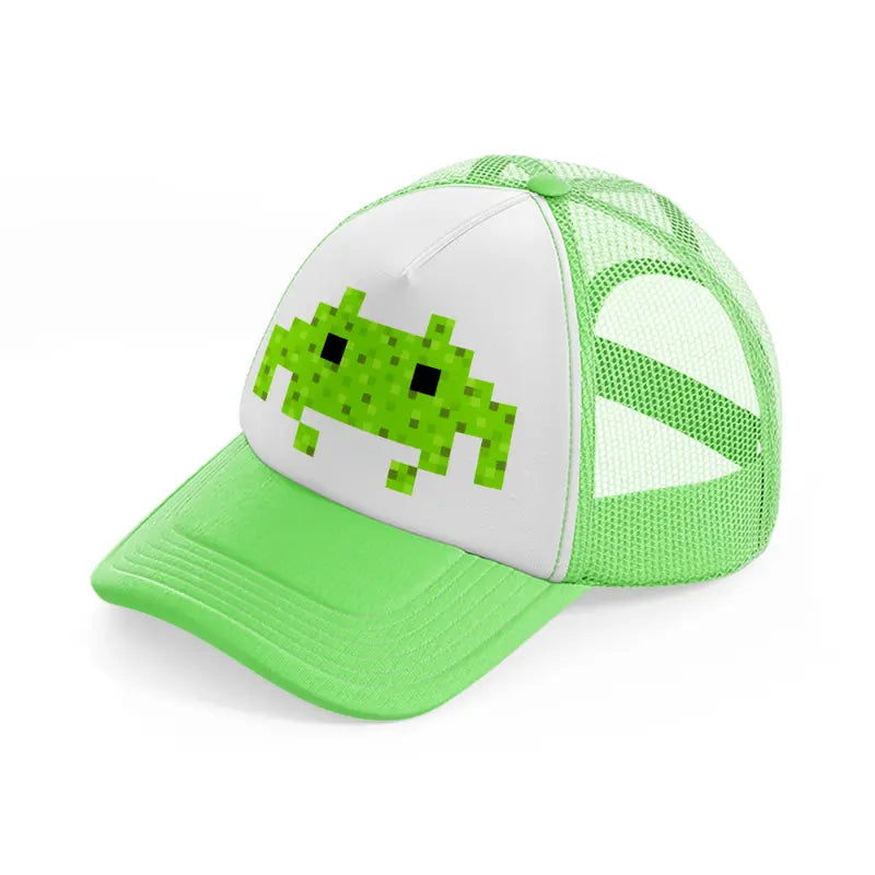 invader-lime-green-trucker-hat