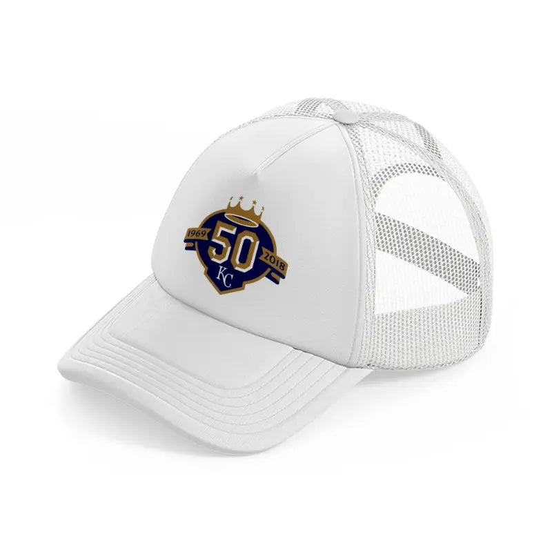16969 - 2018 kansas city royals-white-trucker-hat