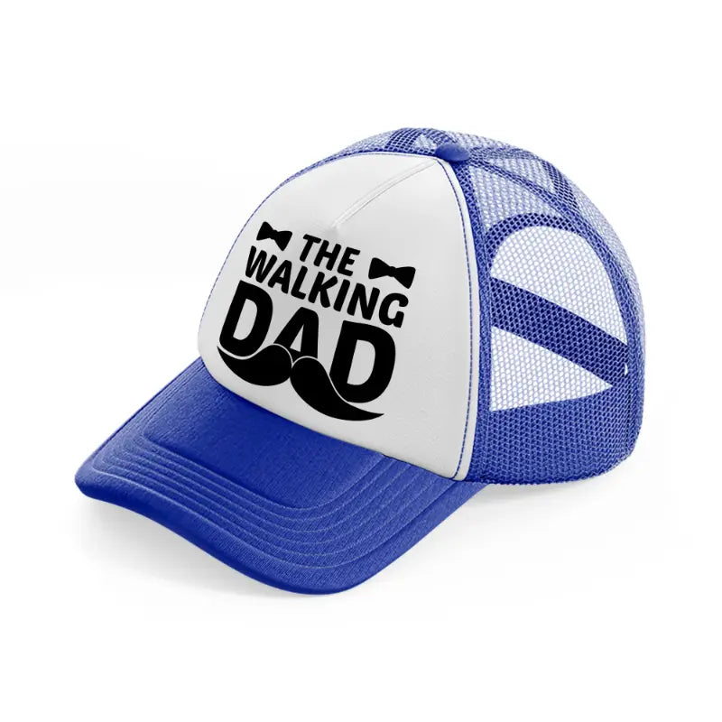 the walking dad-blue-and-white-trucker-hat