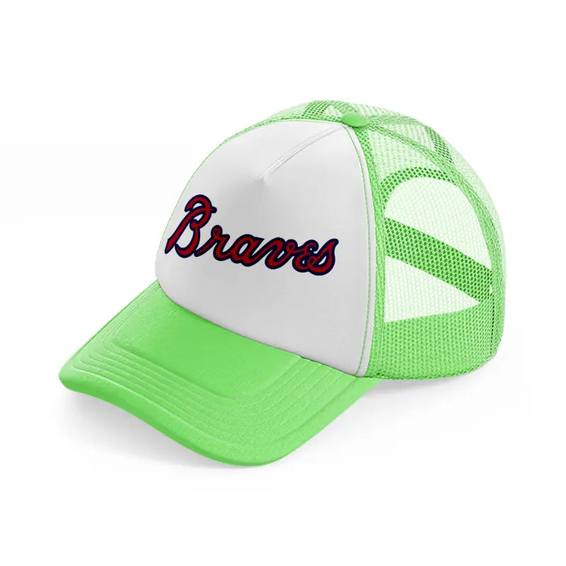 braves-lime-green-trucker-hat