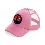 denver broncos badge-pink-trucker-hat