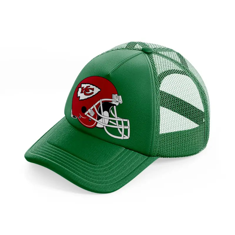 kansas city chiefs helmet-green-trucker-hat