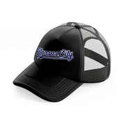 kansas city-black-trucker-hat