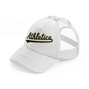 athletics-white-trucker-hat
