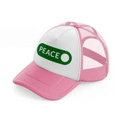 groovy 60s retro clipart transparent 25 pink and white trucker hat