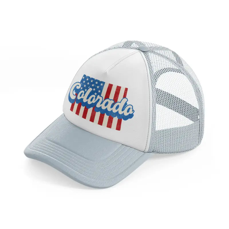 colorado flag-grey-trucker-hat