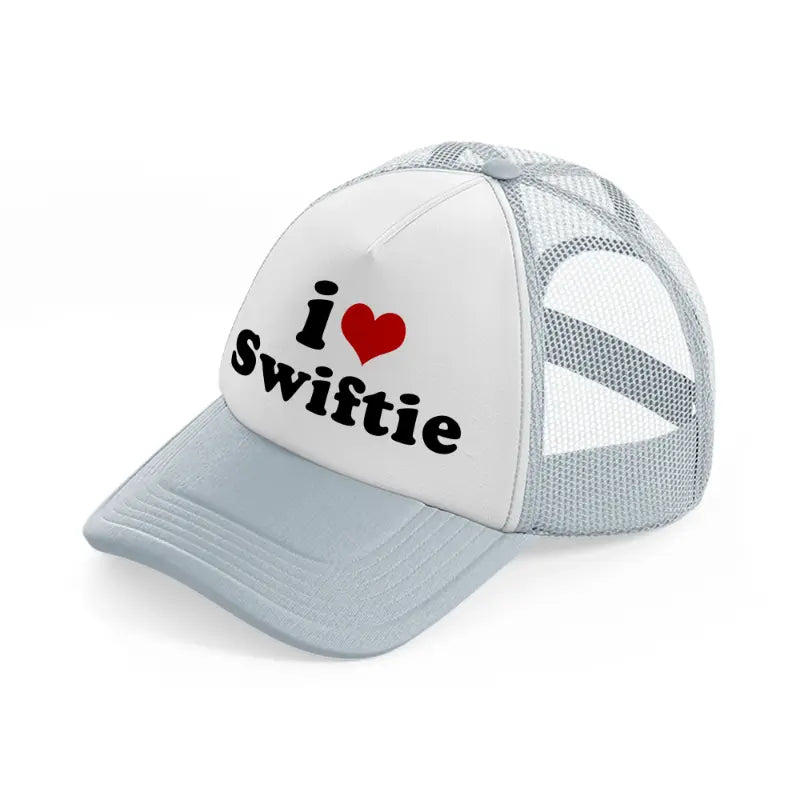 i love swiftie-grey-trucker-hat
