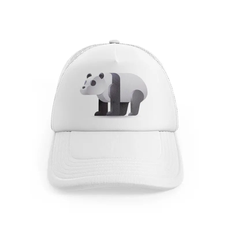 002-panda bear-white-trucker-hat