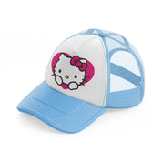 hello kitty love-sky-blue-trucker-hat