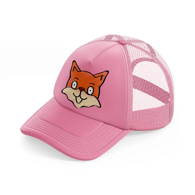 014-fox-pink-trucker-hat