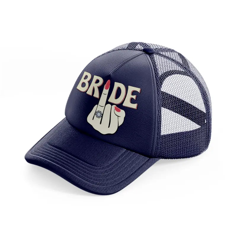 bride-navy-blue-trucker-hat