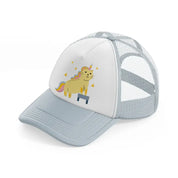 025-unicorn-grey-trucker-hat