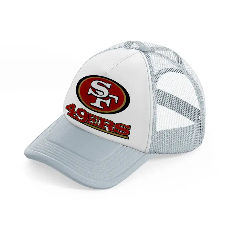 49ers-grey-trucker-hat