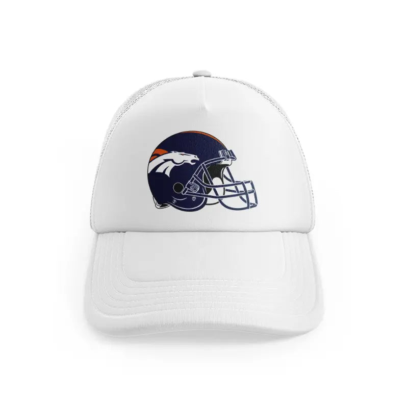 Denver Broncos Helmetwhitefront-view