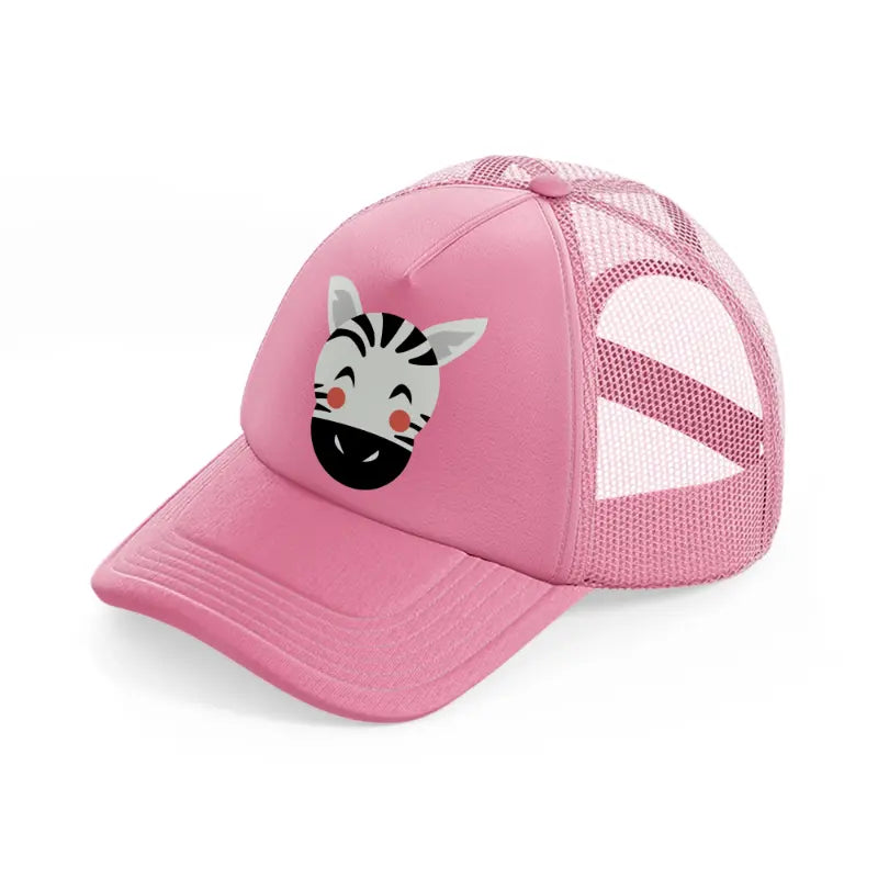 zebra-pink-trucker-hat