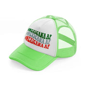 mexicana af-lime-green-trucker-hat