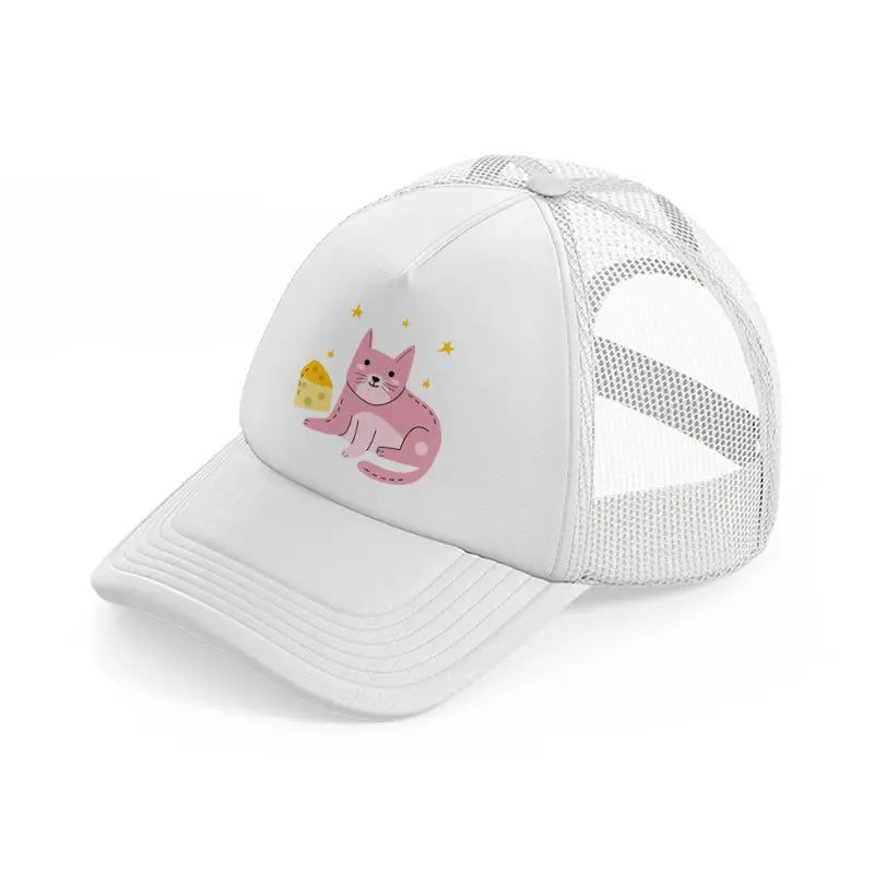 005 cheese white trucker hat